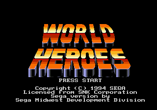 Заставка игры World Heroes